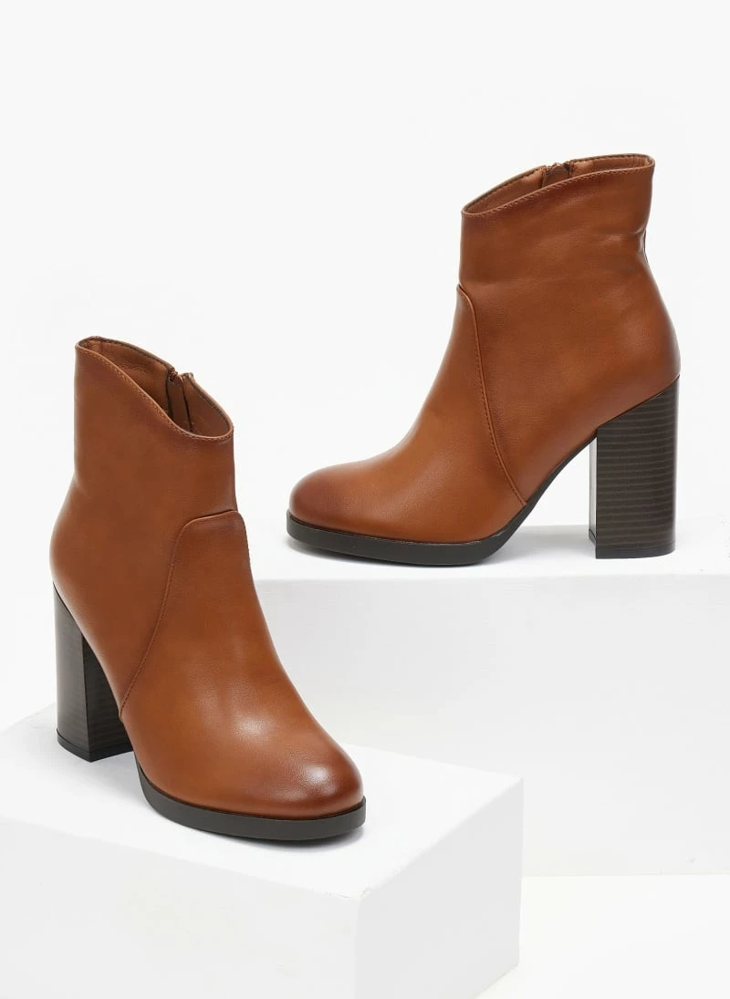 Πολύ καλή προσφορά 🤩 The Fashion Project Μποτάκια αστραγάλου με ασύμμετρο τελείωμα - Ταμπά 🧨 6 Πολύ καλή προσφορά 🤩 The Fashion Project Μποτάκια αστραγάλου με ασύμμετρο τελείωμα - Ταμπά 🧨 - Image 4