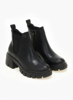 Το φθηνότερο 🧨 The Fashion Project Μποτάκια αστραγάλου με Chunky σόλα - Μαύρο ✨ -Μποτάκια Κατάστημα mpotakia astragalou me chunky sola 106092 8mok