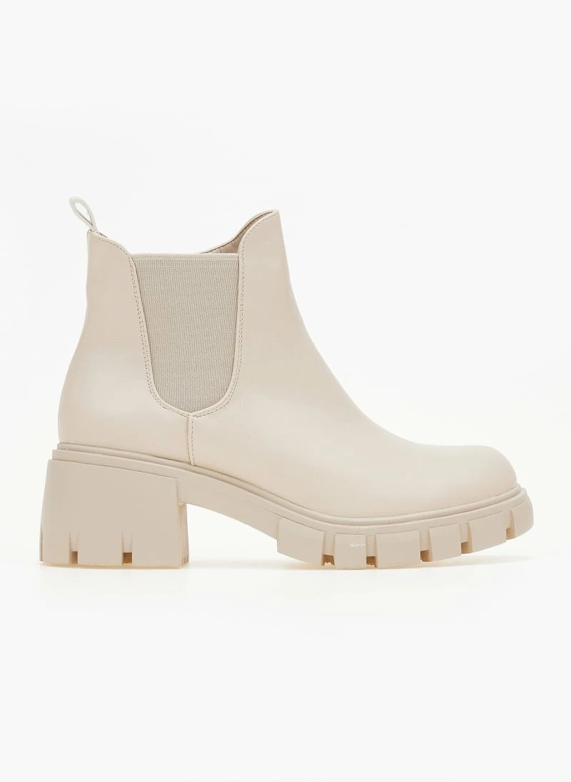 Νέος 🔔 The Fashion Project Μποτάκια αστραγάλου με Chunky σόλα - Μπεζ 😀 8 Νέος 🔔 The Fashion Project Μποτάκια αστραγάλου με Chunky σόλα - Μπεζ 😀 - Image 6