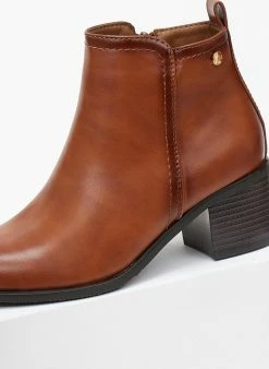 Το φθηνότερο 🔔 The Fashion Project Μποτάκια αστραγάλου με εξωτερική ραφή - Ταμπά ⭐ -Μποτάκια Κατάστημα mpotakia astragalou me ekswteriki rafi 106154 cgmv