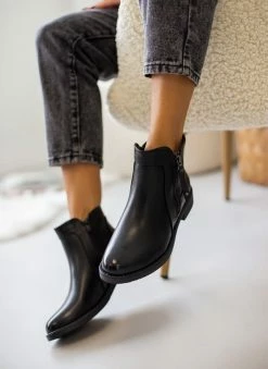 Καλύτερες κριτικές για 😍 The Fashion Project Μποτάκια αστραγάλου με εξωτερικό φερμουάρ - Μαύρο 🤩 -Μποτάκια Κατάστημα mpotakia astragalou me ekswteriko fermouar 105833 zdka