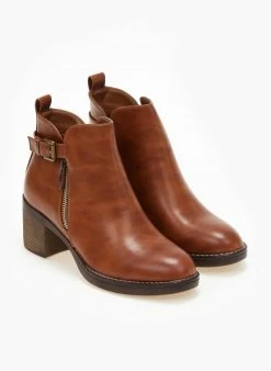 Τοπ 10 💯 The Fashion Project Μποτάκια αστραγάλου με εξωτερικό φερμουάρ - Ταμπά 😍 7 Τοπ 10 💯 The Fashion Project Μποτάκια αστραγάλου με εξωτερικό φερμουάρ - Ταμπά 😍 -Μποτάκια Κατάστημα mpotakia astragalou me ekswteriko fermouar 105900 ufyf