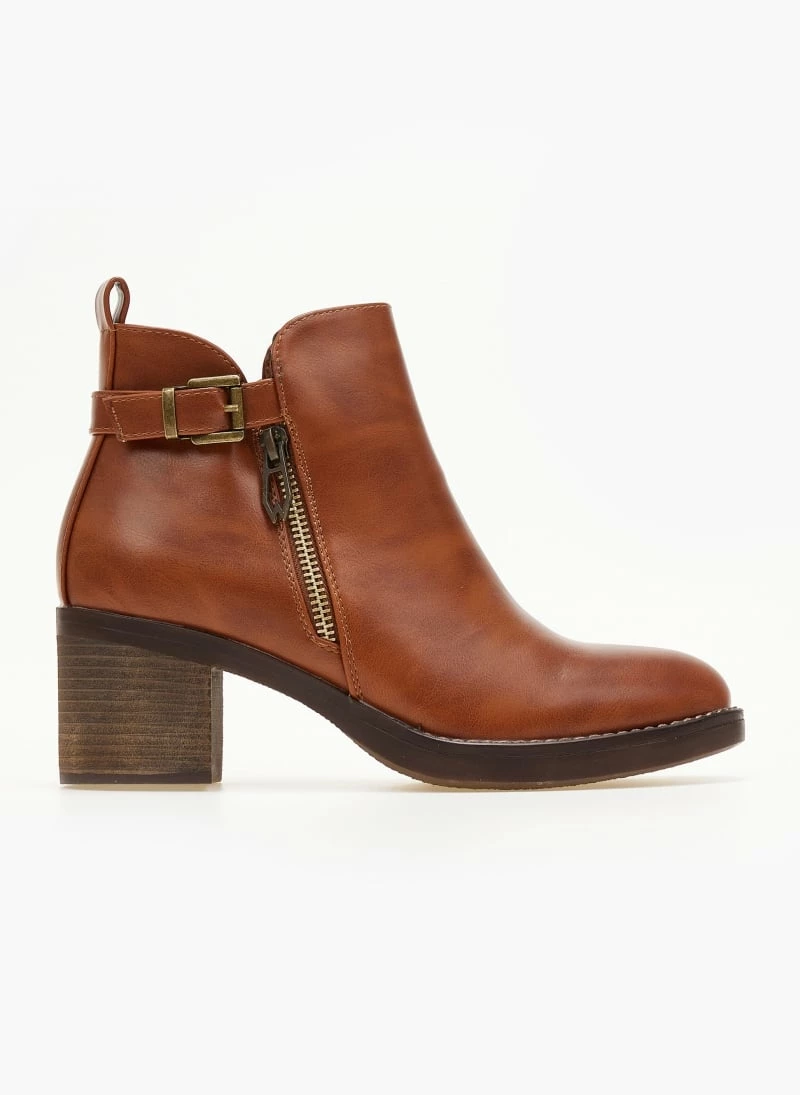 Τοπ 10 💯 The Fashion Project Μποτάκια αστραγάλου με εξωτερικό φερμουάρ - Ταμπά 😍 3 Τοπ 10 💯 The Fashion Project Μποτάκια αστραγάλου με εξωτερικό φερμουάρ - Ταμπά 😍