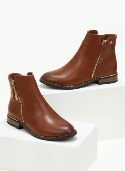 Η καλύτερη συμφωνία 😉 The Fashion Project Μποτάκια αστραγάλου με εξωτερικό φερμουάρ - Ταμπά 🎁 9 Η καλύτερη συμφωνία 😉 The Fashion Project Μποτάκια αστραγάλου με εξωτερικό φερμουάρ - Ταμπά 🎁 -Μποτάκια Κατάστημα mpotakia astragalou me ekswteriko fermouar 105973 jgke