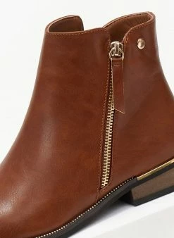 Η καλύτερη συμφωνία 😉 The Fashion Project Μποτάκια αστραγάλου με εξωτερικό φερμουάρ - Ταμπά 🎁 8 Η καλύτερη συμφωνία 😉 The Fashion Project Μποτάκια αστραγάλου με εξωτερικό φερμουάρ - Ταμπά 🎁 -Μποτάκια Κατάστημα mpotakia astragalou me ekswteriko fermouar 105973 nb1w