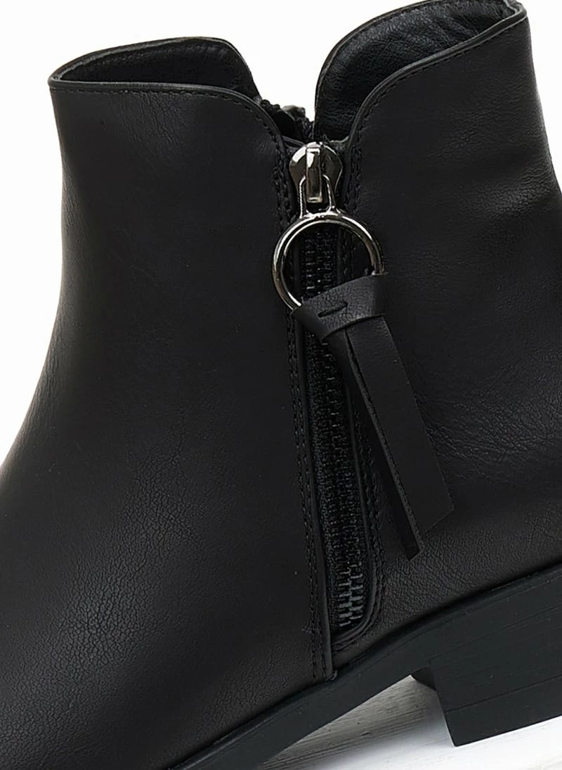 Αγορά 👏 The Fashion Project Μποτάκια αστραγάλου με εξωτερικό φερμουάρ - Μαύρο 😉 5 Αγορά 👏 The Fashion Project Μποτάκια αστραγάλου με εξωτερικό φερμουάρ - Μαύρο 😉 - Image 3