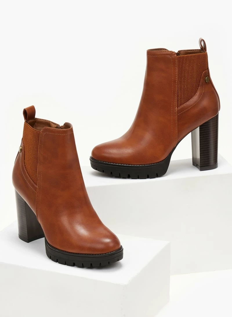 Ολοκαίνουργιο 🤩 The Fashion Project Μποτάκια αστραγάλου με ελαστικό τμήμα - Ταμπά 😍 6 Ολοκαίνουργιο 🤩 The Fashion Project Μποτάκια αστραγάλου με ελαστικό τμήμα - Ταμπά 😍 - Image 4