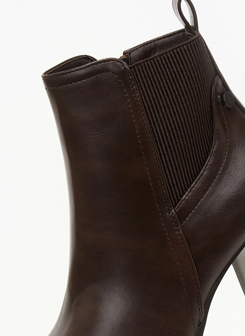 Φτηνός 👏 The Fashion Project Μποτάκια αστραγάλου με ελαστικό τμήμα - Καφέ 😍 8 Φτηνός 👏 The Fashion Project Μποτάκια αστραγάλου με ελαστικό τμήμα - Καφέ 😍 - Image 6