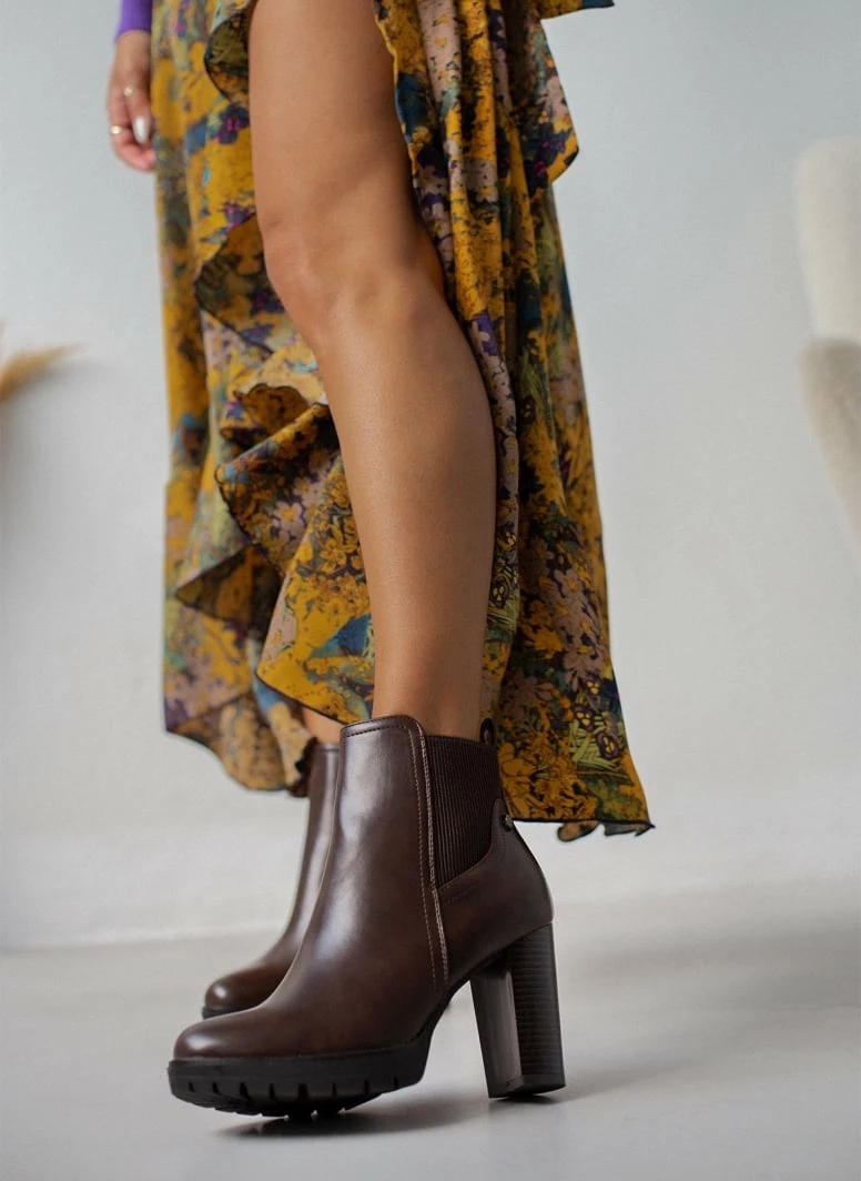 Φτηνός 👏 The Fashion Project Μποτάκια αστραγάλου με ελαστικό τμήμα - Καφέ 😍 6 Φτηνός 👏 The Fashion Project Μποτάκια αστραγάλου με ελαστικό τμήμα - Καφέ 😍 - Image 4