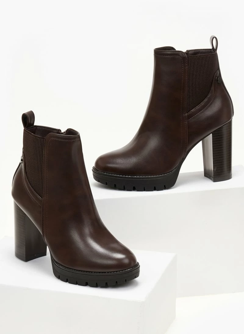 Φτηνός 👏 The Fashion Project Μποτάκια αστραγάλου με ελαστικό τμήμα - Καφέ 😍 5 Φτηνός 👏 The Fashion Project Μποτάκια αστραγάλου με ελαστικό τμήμα - Καφέ 😍 - Image 3