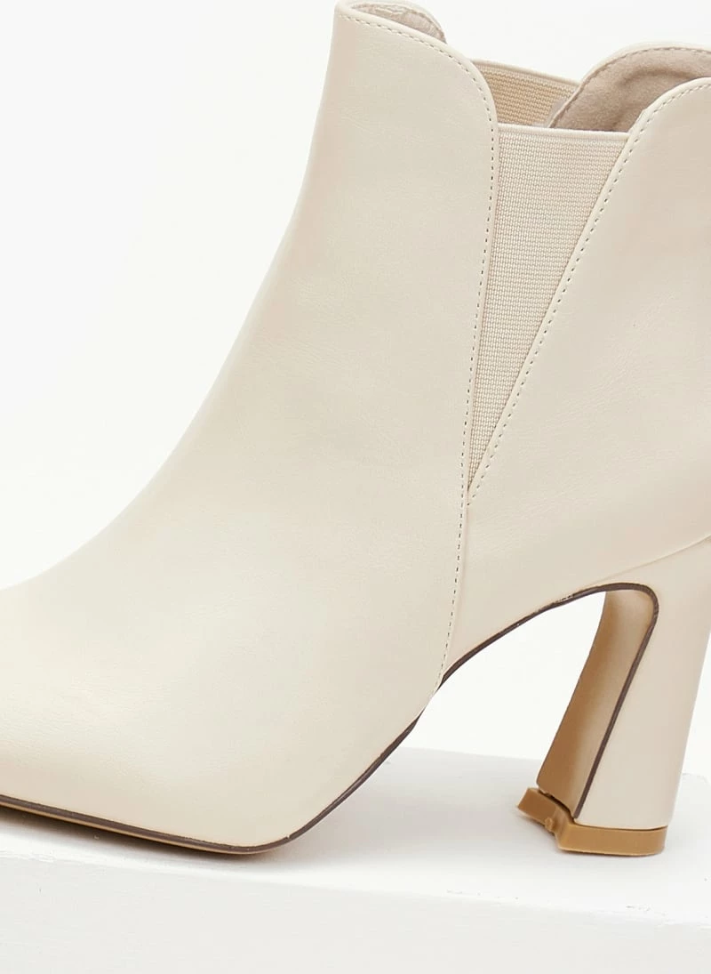 Πολύ καλή προσφορά 💯 The Fashion Project Μποτάκια αστραγάλου με λάστιχο - Μπεζ 👏 4 Πολύ καλή προσφορά 💯 The Fashion Project Μποτάκια αστραγάλου με λάστιχο - Μπεζ 👏 - Image 2