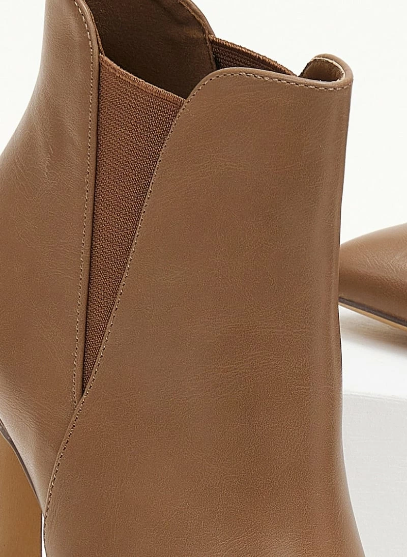 Καλύτερη πώληση 🔔 The Fashion Project Μποτάκια αστραγάλου με λάστιχο - Πούρο 🤩 4 Καλύτερη πώληση 🔔 The Fashion Project Μποτάκια αστραγάλου με λάστιχο - Πούρο 🤩 - Image 2