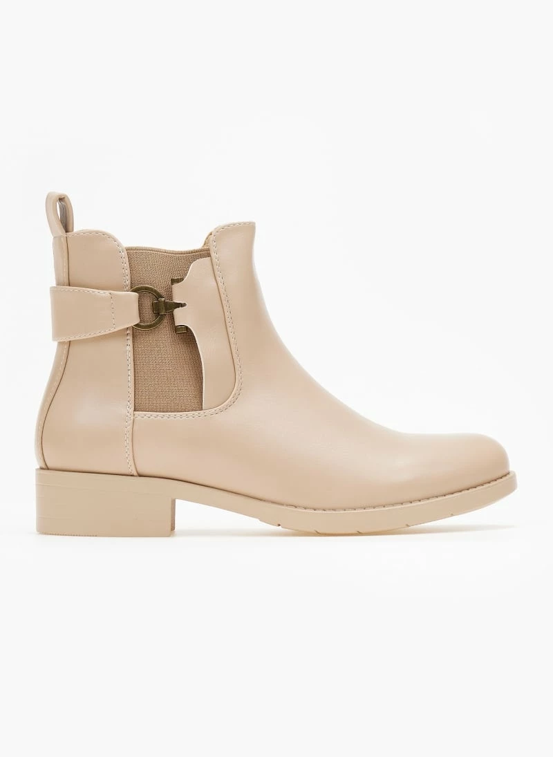 Best Pirce 😉 The Fashion Project Μποτάκια αστραγάλου με λάστιχο - Μπεζ 👍 3 Best Pirce 😉 The Fashion Project Μποτάκια αστραγάλου με λάστιχο - Μπεζ 👍