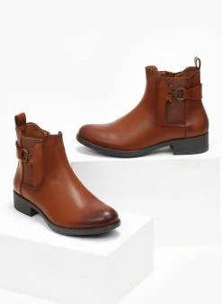 Πολύ καλή προσφορά 🔔 The Fashion Project Μποτάκια αστραγάλου με λάστιχο - Κάμελ ⌛ -Μποτάκια Κατάστημα mpotakia astragalou me lastixo 108458 k0ne