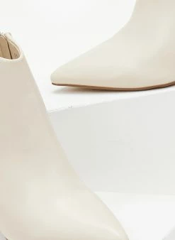 Το φθηνότερο ❤️ The Fashion Project Μποτάκια αστραγάλου με λεπτό τακούνι - Μπεζ 🤩 -Μποτάκια Κατάστημα mpotakia astragalou me lepto takouni 106644 4pls