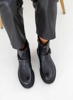 Προώθηση 🧨 The Fashion Project Μποτάκια Biker τρουκς - Μαύρο 👏 -Μποτάκια Κατάστημα mpotakia biker trouks 107948 2yen