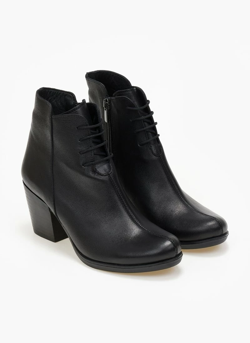 Το φθηνότερο ⭐ The Fashion Project Μποτάκια δερμάτινα αστραγάλου με κορδόνια - Μαύρο 🛒 8 Το φθηνότερο ⭐ The Fashion Project Μποτάκια δερμάτινα αστραγάλου με κορδόνια - Μαύρο 🛒 - Image 6