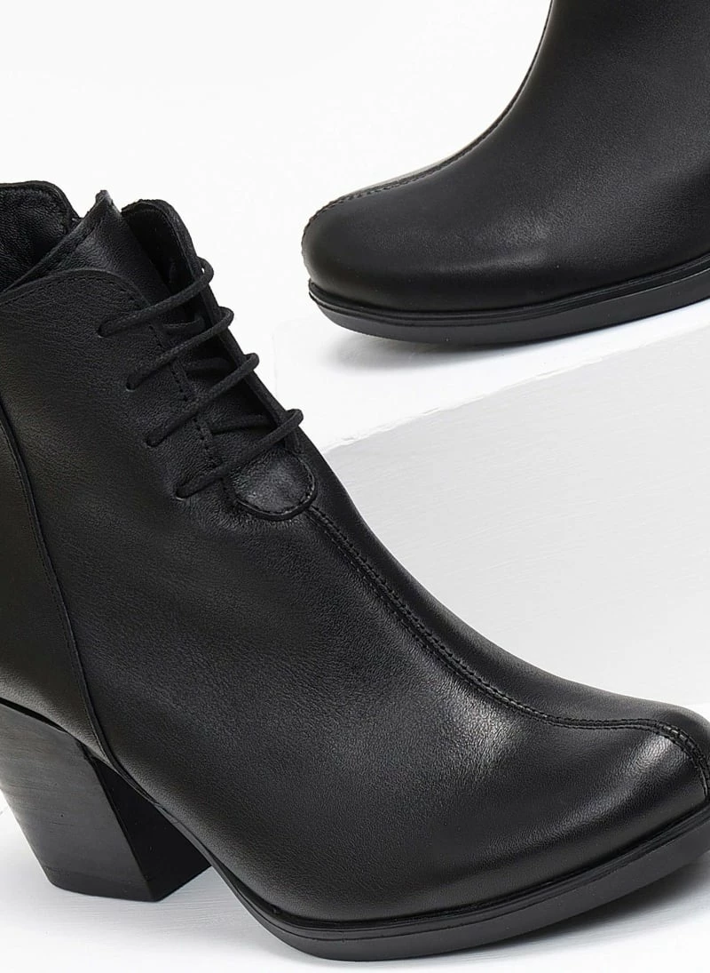 Το φθηνότερο ⭐ The Fashion Project Μποτάκια δερμάτινα αστραγάλου με κορδόνια - Μαύρο 🛒 7 Το φθηνότερο ⭐ The Fashion Project Μποτάκια δερμάτινα αστραγάλου με κορδόνια - Μαύρο 🛒 - Image 5