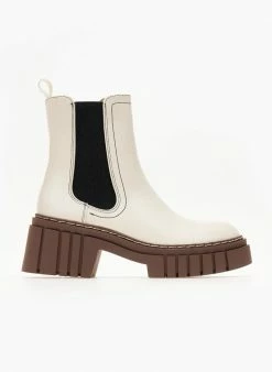 Κουπόνι 🔥 The Fashion Project Μποτάκια Chelsea με Chunky σόλα - Ζαχαρί 🛒 -Μποτάκια Κατάστημα mpotakia casual me chunky sola 105753 xdkl