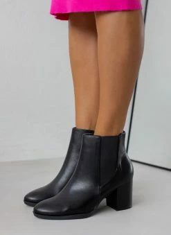 Νέος 🥰 The Fashion Project Μποτάκια αστραγάλου με λάστιχο - Μαύρο ⌛