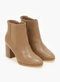 Καλύτερη πώληση 👍 The Fashion Project Μποτάκια αστραγάλου με λάστιχο - Πούρο 🤩 -Μποτάκια Κατάστημα mpotakia casual me lastixo 106086 117b