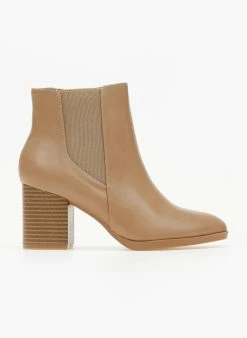 Καλύτερη πώληση 👍 The Fashion Project Μποτάκια αστραγάλου με λάστιχο - Πούρο 🤩