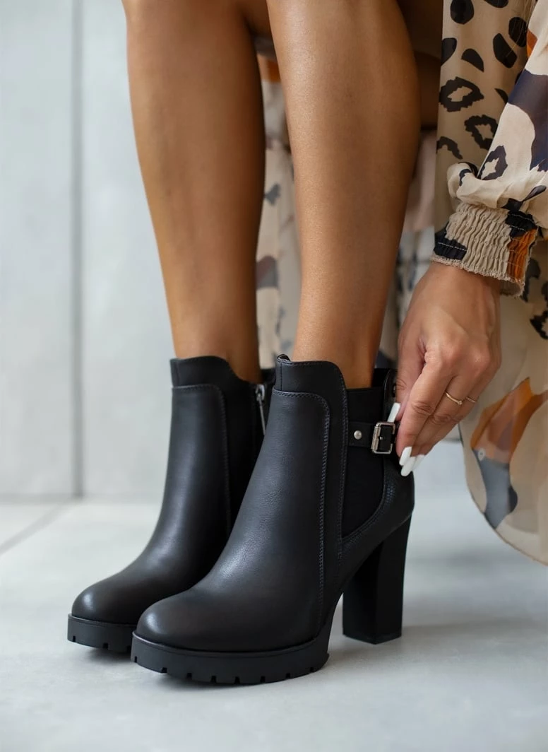 ΧΟΝΔΡΙΚΟ ΕΜΠΟΡΙΟ 👍 Μποτάκια αστραγάλου με Print Refresh 170443 - Μαύρο ✔️ 3 ΧΟΝΔΡΙΚΟ ΕΜΠΟΡΙΟ 👍 Μποτάκια αστραγάλου με Print Refresh 170443 - Μαύρο ✔️