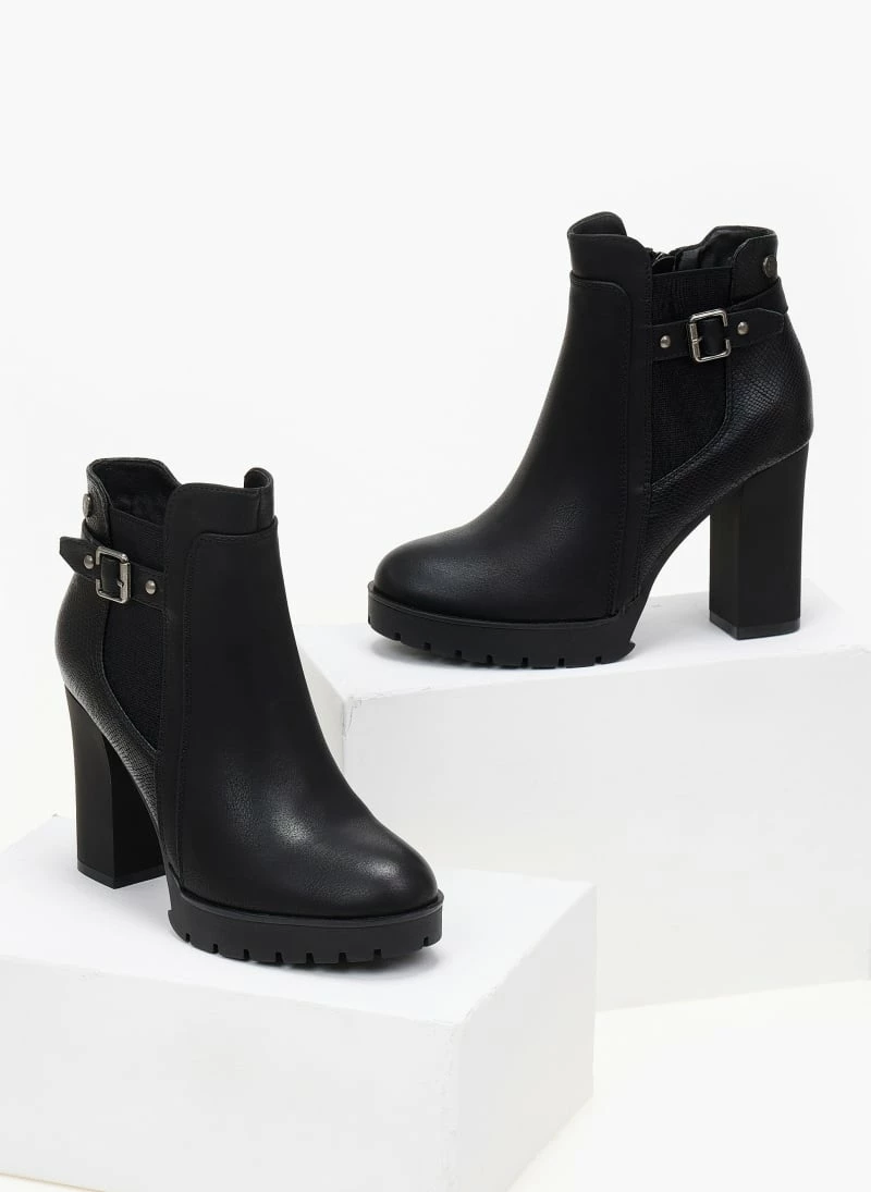 ΧΟΝΔΡΙΚΟ ΕΜΠΟΡΙΟ 👍 Μποτάκια αστραγάλου με Print Refresh 170443 - Μαύρο ✔️ 5 ΧΟΝΔΡΙΚΟ ΕΜΠΟΡΙΟ 👍 Μποτάκια αστραγάλου με Print Refresh 170443 - Μαύρο ✔️ - Image 3