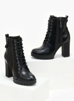 Συμφωνίες 👍 Refresh Αρβυλάκια με διακοσμητικό φερμουάρ Xti 170446 - Μαύρο 🧨 -Μποτάκια Κατάστημα mpotakia casual me psilo takouni xti 170446 106229 p81b