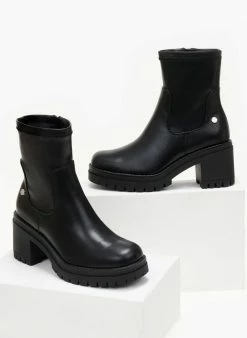 Αγορά ⭐ Xti Footwear Μποτάκια Casual με χοντρό τακούνι Xti 140190 - Μαύρο 😉 10 Αγορά ⭐ Xti Footwear Μποτάκια Casual με χοντρό τακούνι Xti 140190 - Μαύρο 😉 -Μποτάκια Κατάστημα mpotakia casual me xontro takouni xti 140190 105664 39dt