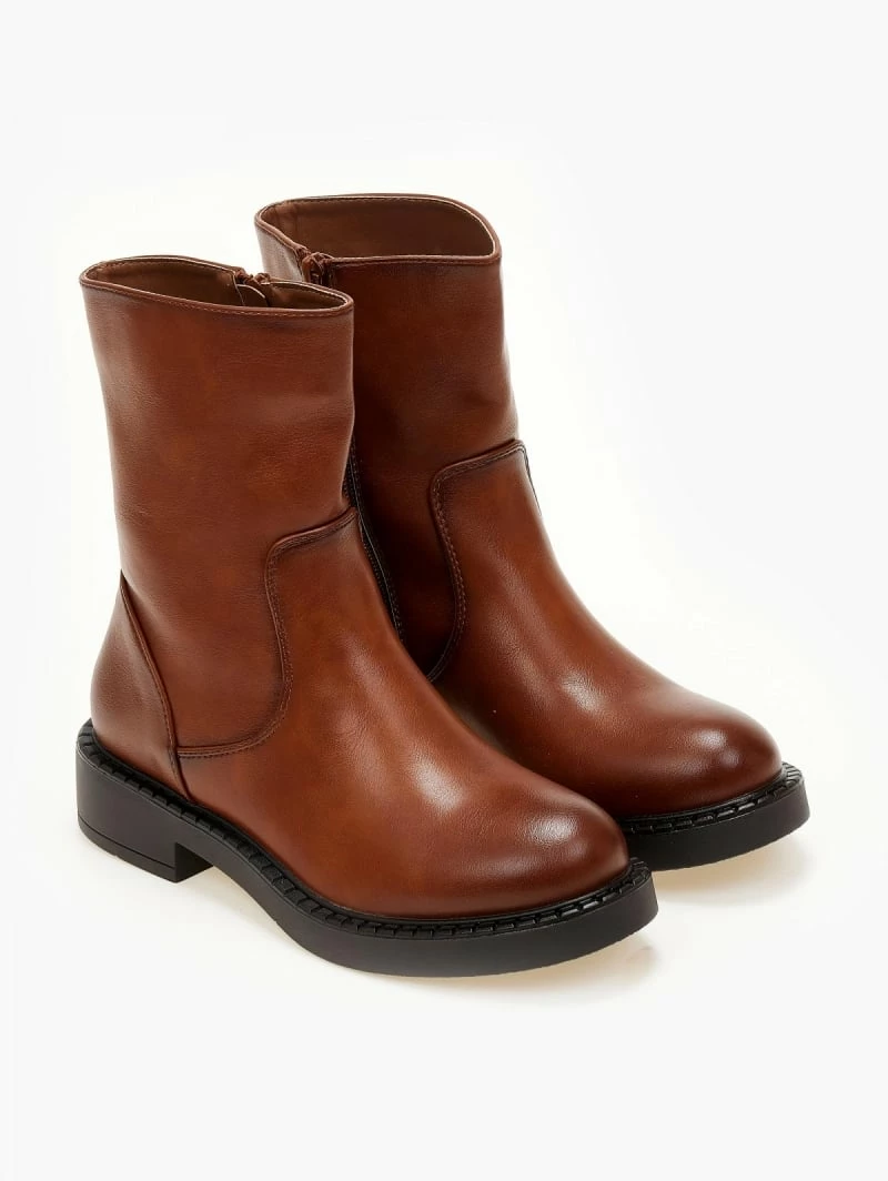 Flash Sale 😍 The Fashion Project Μποτάκια Casual σε στρογγυλή γραμμή - Ταμπά 😉 7 Flash Sale 😍 The Fashion Project Μποτάκια Casual σε στρογγυλή γραμμή - Ταμπά 😉 - Image 5