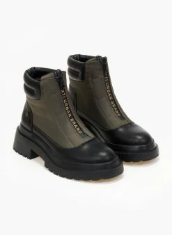 Ολοκαίνουργιο 🤩 Xti Footwear Μποτάκια Casual Xti 140047 - Λαδί 🛒 -Μποτάκια Κατάστημα mpotakia casual xti 140047 107113 eocv