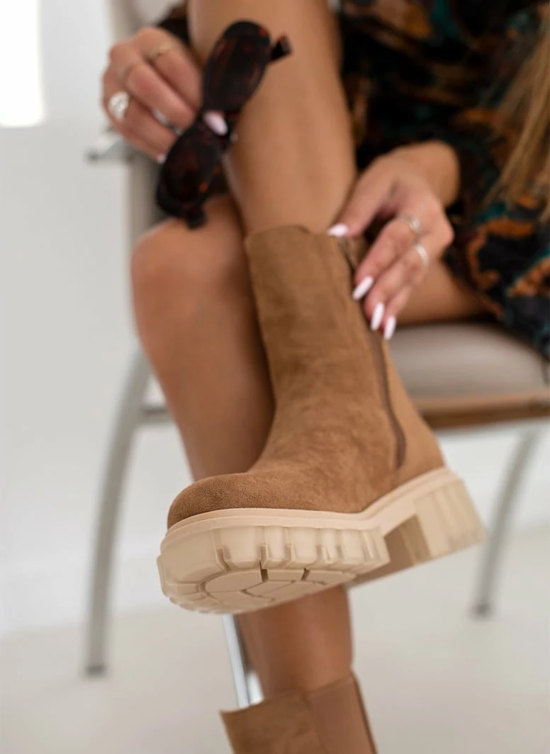 Καλύτερη πώληση 💯 The Fashion Project Μποτάκια Chelsea με Chunky σόλα - Κάμελ 👏 8 Καλύτερη πώληση 💯 The Fashion Project Μποτάκια Chelsea με Chunky σόλα - Κάμελ 👏 - Image 6