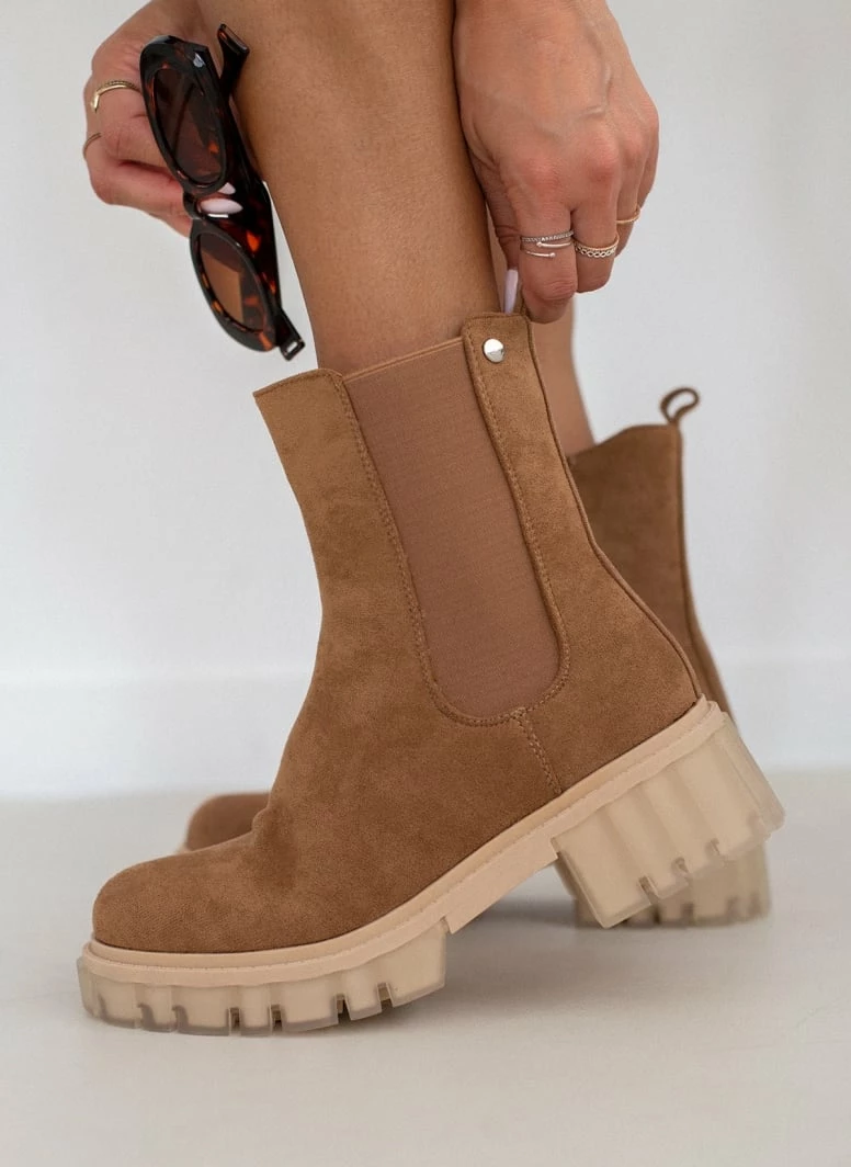 Καλύτερη πώληση 💯 The Fashion Project Μποτάκια Chelsea με Chunky σόλα - Κάμελ 👏 3 Καλύτερη πώληση 💯 The Fashion Project Μποτάκια Chelsea με Chunky σόλα - Κάμελ 👏