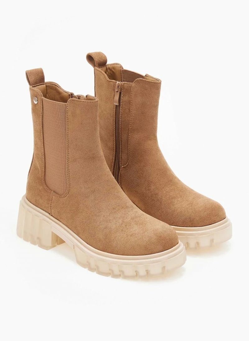 Καλύτερη πώληση 💯 The Fashion Project Μποτάκια Chelsea με Chunky σόλα - Κάμελ 👏 7 Καλύτερη πώληση 💯 The Fashion Project Μποτάκια Chelsea με Chunky σόλα - Κάμελ 👏 - Image 5