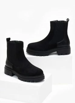 Αγορά ⌛ The Fashion Project Μποτάκια Chelsea με εξωτερική ραφή - Μαύρο ⌛ 8 Αγορά ⌛ The Fashion Project Μποτάκια Chelsea με εξωτερική ραφή - Μαύρο ⌛ -Μποτάκια Κατάστημα mpotakia chelsea me ekswteriki rafi 108485 0vye