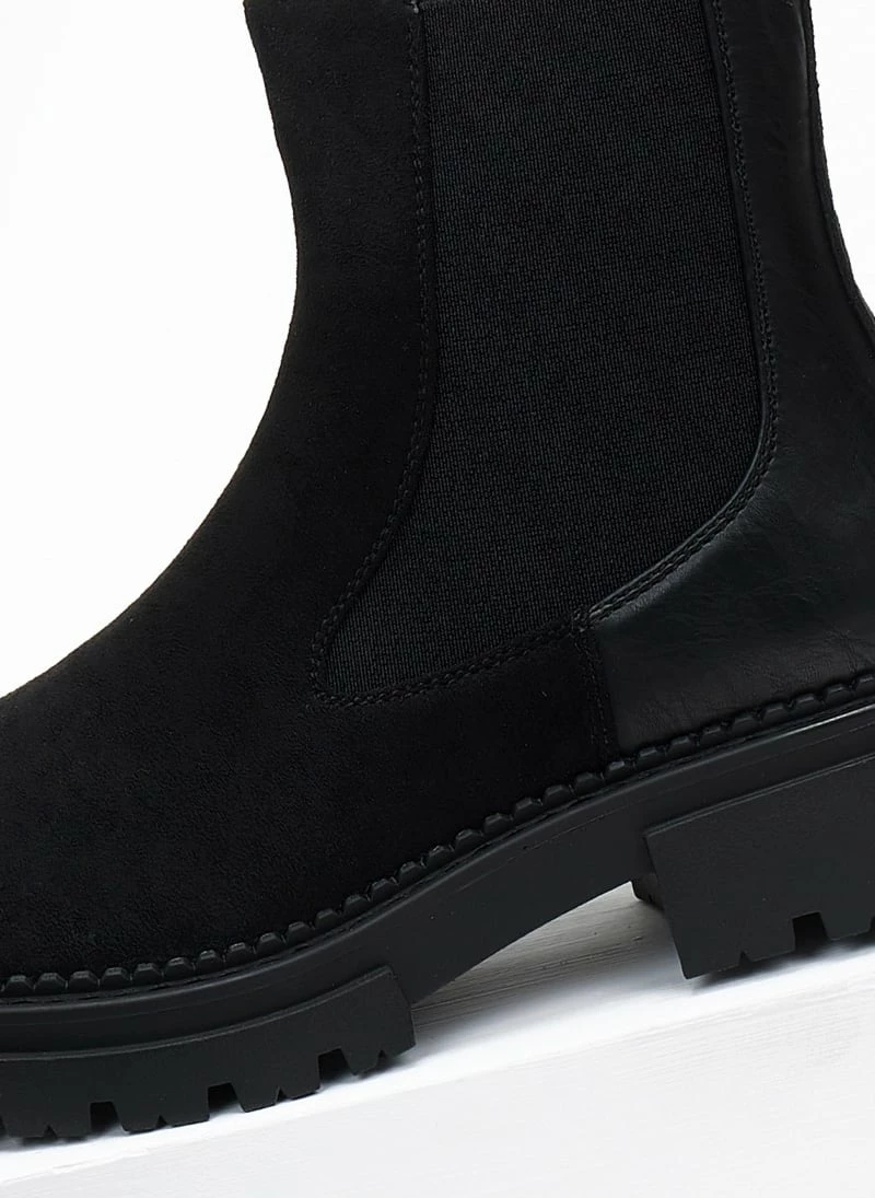 Αγορά ⌛ The Fashion Project Μποτάκια Chelsea με εξωτερική ραφή - Μαύρο ⌛ 4 Αγορά ⌛ The Fashion Project Μποτάκια Chelsea με εξωτερική ραφή - Μαύρο ⌛ - Image 2