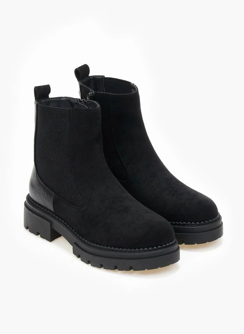 Αγορά ⌛ The Fashion Project Μποτάκια Chelsea με εξωτερική ραφή - Μαύρο ⌛ 6 Αγορά ⌛ The Fashion Project Μποτάκια Chelsea με εξωτερική ραφή - Μαύρο ⌛ - Image 4