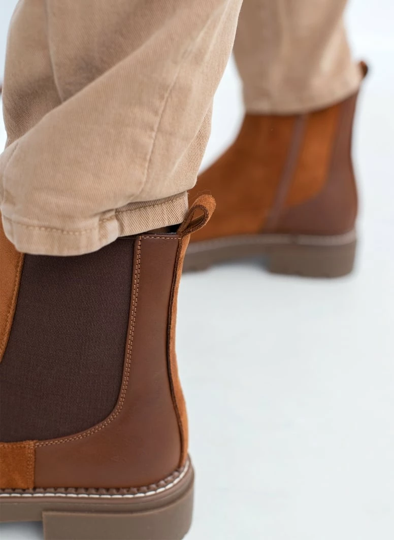 Προϋπολογισμός ⭐ The Fashion Project Μποτάκια Chelsea με εξωτερική ραφή - Ταμπά 😍 5 Προϋπολογισμός ⭐ The Fashion Project Μποτάκια Chelsea με εξωτερική ραφή - Ταμπά 😍 - Image 4