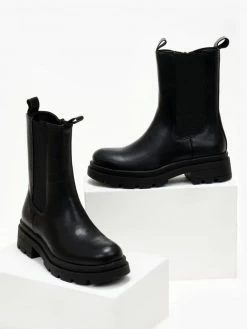 Καλύτερη πώληση 🎉 The Fashion Project Μποτάκια Chelsea με λάστιχο - Μαύρο ❤️ -Μποτάκια Κατάστημα mpotakia chelsea me lastixo 105513 0dds