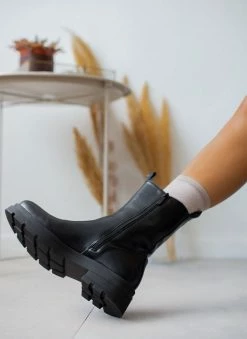 Καλύτερη πώληση 🎉 The Fashion Project Μποτάκια Chelsea με λάστιχο - Μαύρο ❤️ -Μποτάκια Κατάστημα mpotakia chelsea me lastixo 105513 k6kv