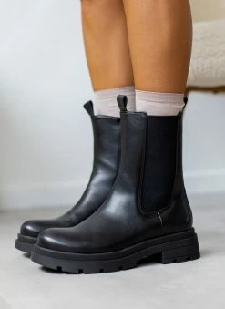 Καλύτερη πώληση 🎉 The Fashion Project Μποτάκια Chelsea με λάστιχο - Μαύρο ❤️
