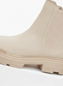 Προώθηση 🎉 The Fashion Project Μποτάκια Chelsea με λάστιχο - Μπεζ 😍 -Μποτάκια Κατάστημα mpotakia chelsea me lastixo 106104 rv9t