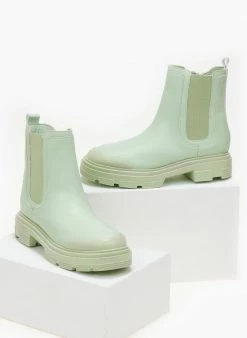 Καλύτερες κριτικές για 🎁 The Fashion Project Μποτάκια Chelsea με λάστιχο - Λαχανί 👍 -Μποτάκια Κατάστημα mpotakia chelsea me lastixo 106105 5yal