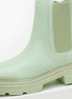 Καλύτερες κριτικές για 🎁 The Fashion Project Μποτάκια Chelsea με λάστιχο - Λαχανί 👍 -Μποτάκια Κατάστημα mpotakia chelsea me lastixo 106105 gvls