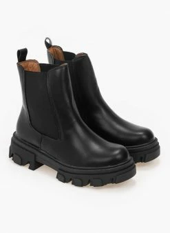 Εξοδος 💯 The Fashion Project Μποτάκια Chelsea με λάστιχο - Μαύρο 🎁 -Μποτάκια Κατάστημα mpotakia chelsea me lastixo 98952 3zk0