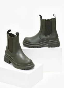 Καλύτερες κριτικές για 😀 The Fashion Project Μποτάκια Chelsea με τρακτερωτή σόλα - Λαδί 🌟 -Μποτάκια Κατάστημα mpotakia chelsea me trakterwti sola 108751 uwel