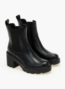 Ολοκαίνουργιο 😀 The Fashion Project Μποτάκια Chelsea με λάστιχο - Μαύρο 😉 8 Ολοκαίνουργιο 😀 The Fashion Project Μποτάκια Chelsea με λάστιχο - Μαύρο 😉 -Μποτάκια Κατάστημα mpotakia chelsea me xontro takouni 105641 ab3t