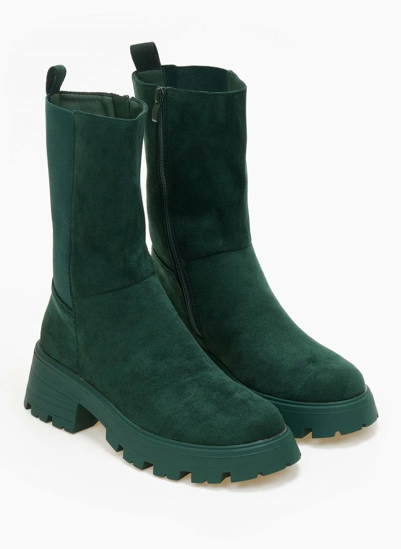 Πολύ καλή προσφορά ❤️ The Fashion Project Μποτάκια Chelsea Suede - Κυπαρισσί 👏 5 Πολύ καλή προσφορά ❤️ The Fashion Project Μποτάκια Chelsea Suede - Κυπαρισσί 👏 - Image 3