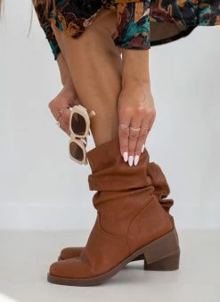 Νέος ✔️ The Fashion Project Μποτάκια φλατ με σούρες - Ταμπά 😀